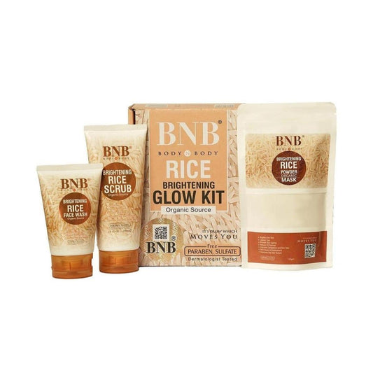 BNB Rice Extract Bright & Glow Kit Golden Cap with Box